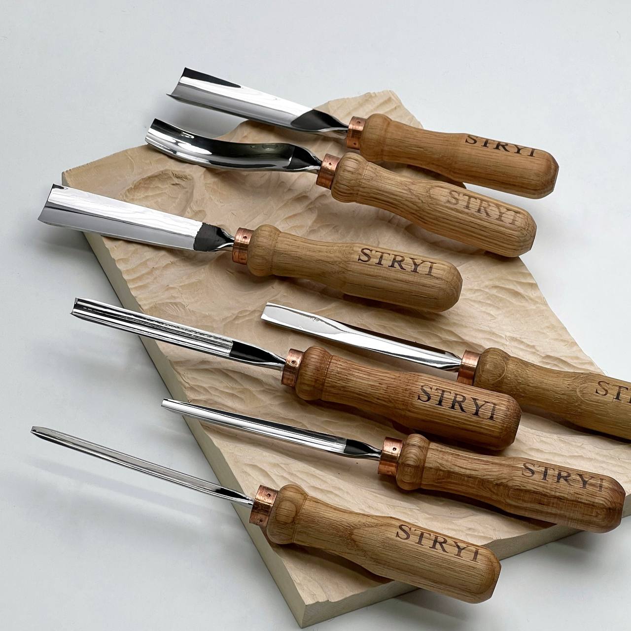 Gouges set, Basic wood carving kit STRYI Profi