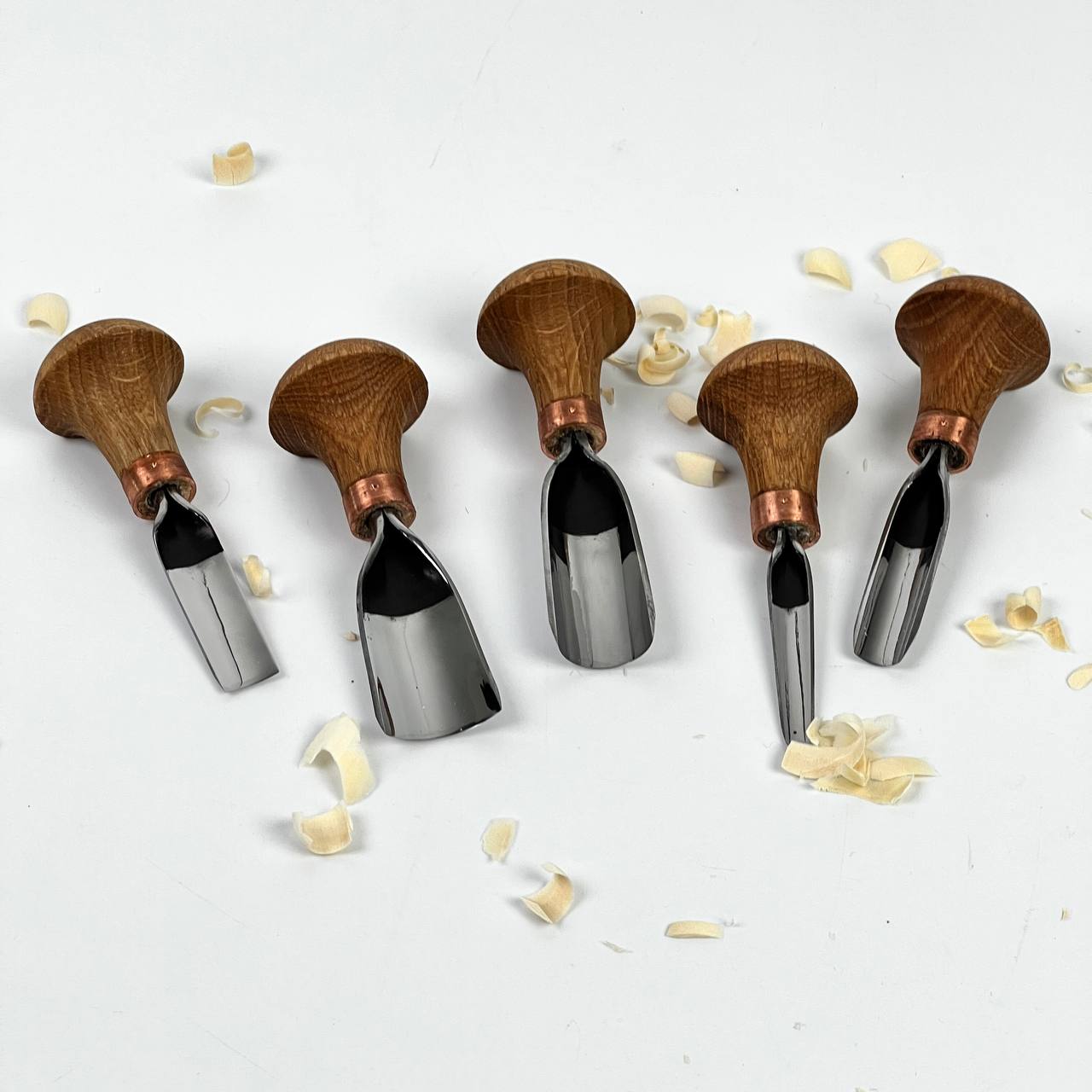 Palm SHort Gouges for Precision Relief Carving