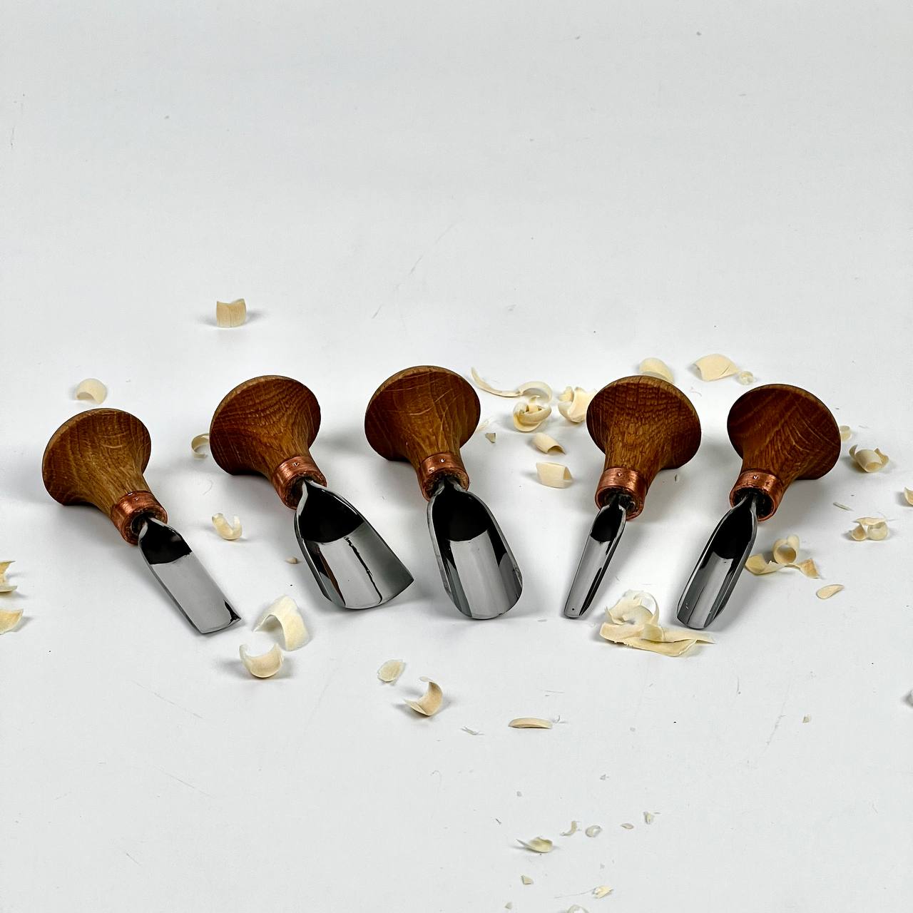Palm SHort Gouges for Precision Relief Carving