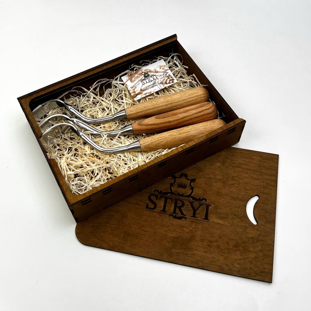Wooden storage box STRYI for storage tools, Gift packing