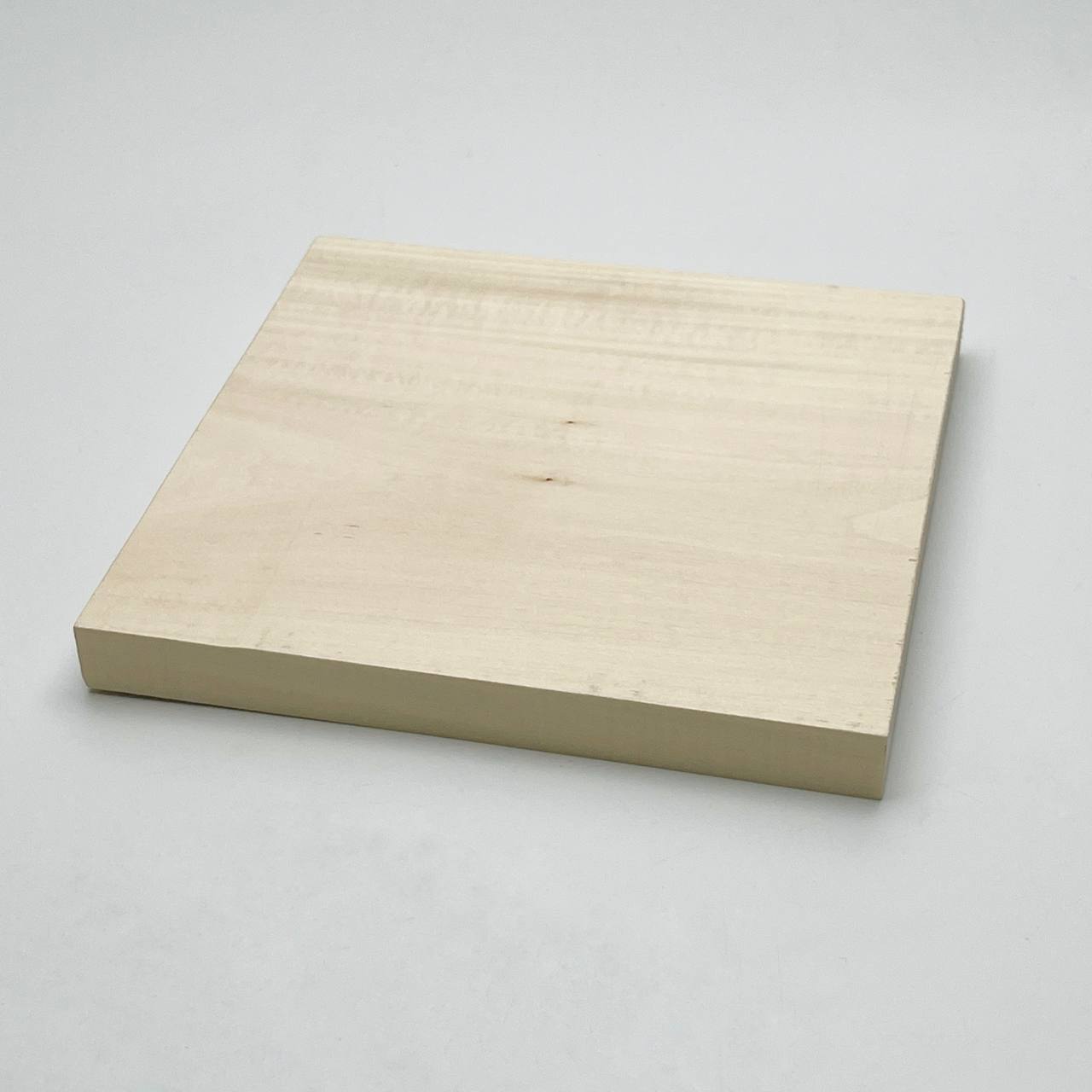 Basswood board for carving 20*20*2cm, Wood blank for wood carving, decoration, scrapbooking, practice board
