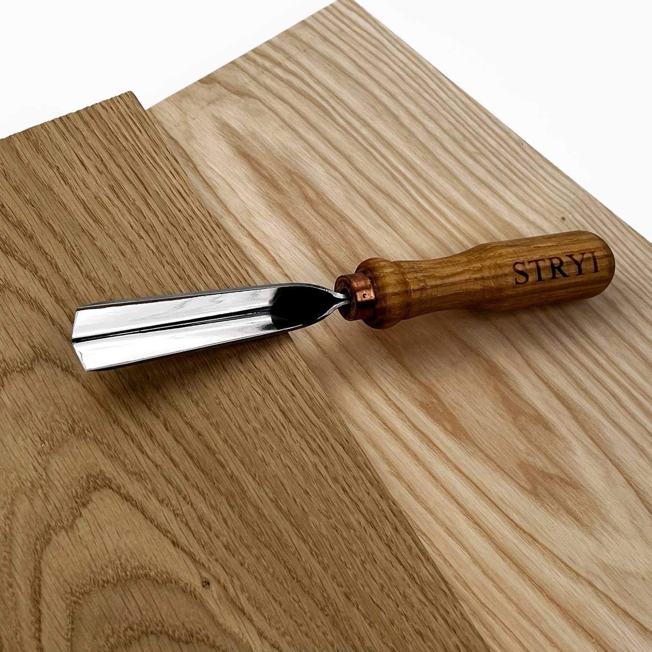 V-parting chisel 90 degrees, Wood carving tools STRYI Profi