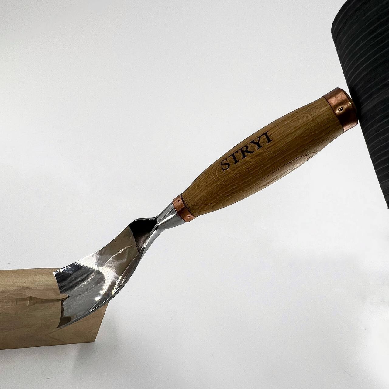 Herramienta curvada para escultura grande, perfil 7, gubias resistentes STRYI Profi