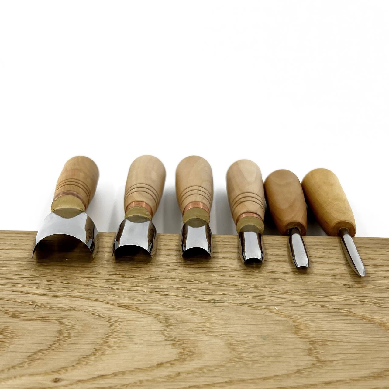 Woodcarving tool short gouge skewed STRYI-AY Profi, Chip carving tools