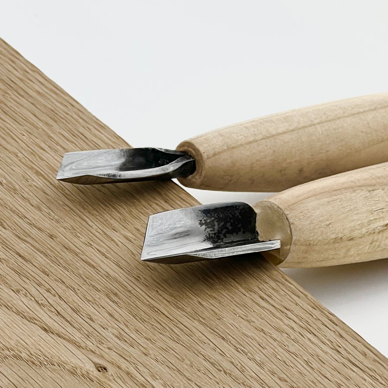 Cincel recto corto con separación en V STRYI-AY Profi para tallado de virutas, herramientas de tallado de madera, cuchillo detallado de virutas de tallado en madera, regalo para hombres cuchillo y herramientas