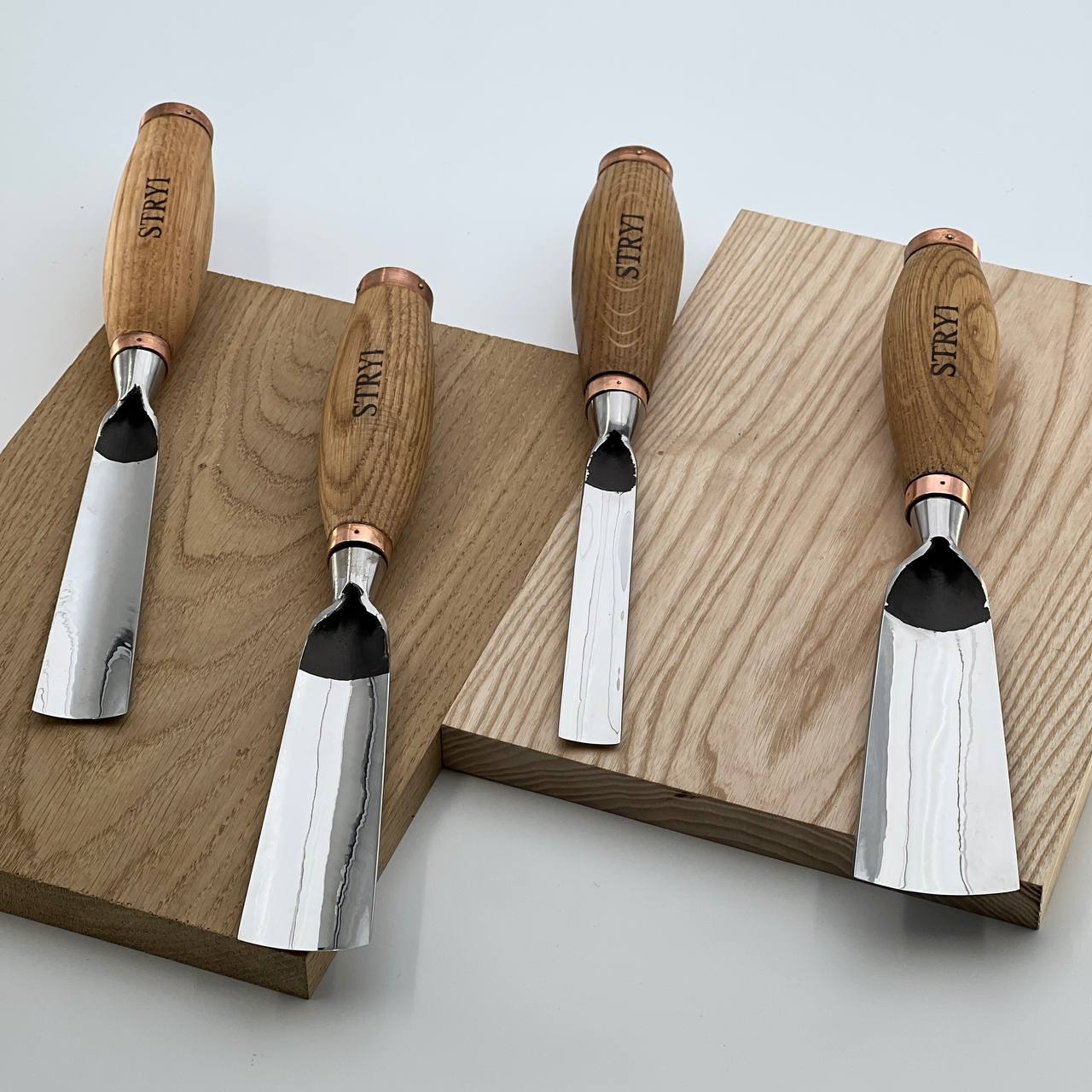 Large sculpture chisel, 5 profile Heavy duty gouge, STRYI Profi, Sculpting tools, Woodworking tools, hand forged tools, Making Furniture tools, Carpentry tools