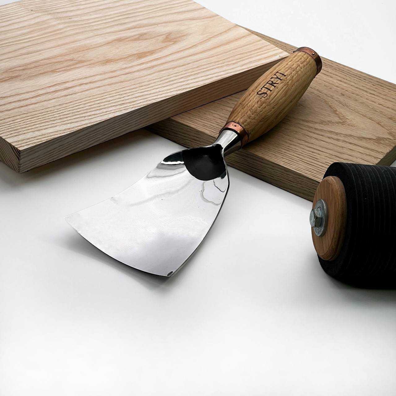 Herramienta curvada para escultura grande, perfil 7, gubias resistentes STRYI Profi