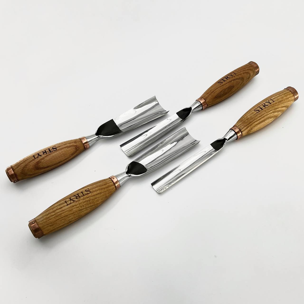 Cincel de escultura grande, gubia resistente de 8 perfiles, STRYI Profi