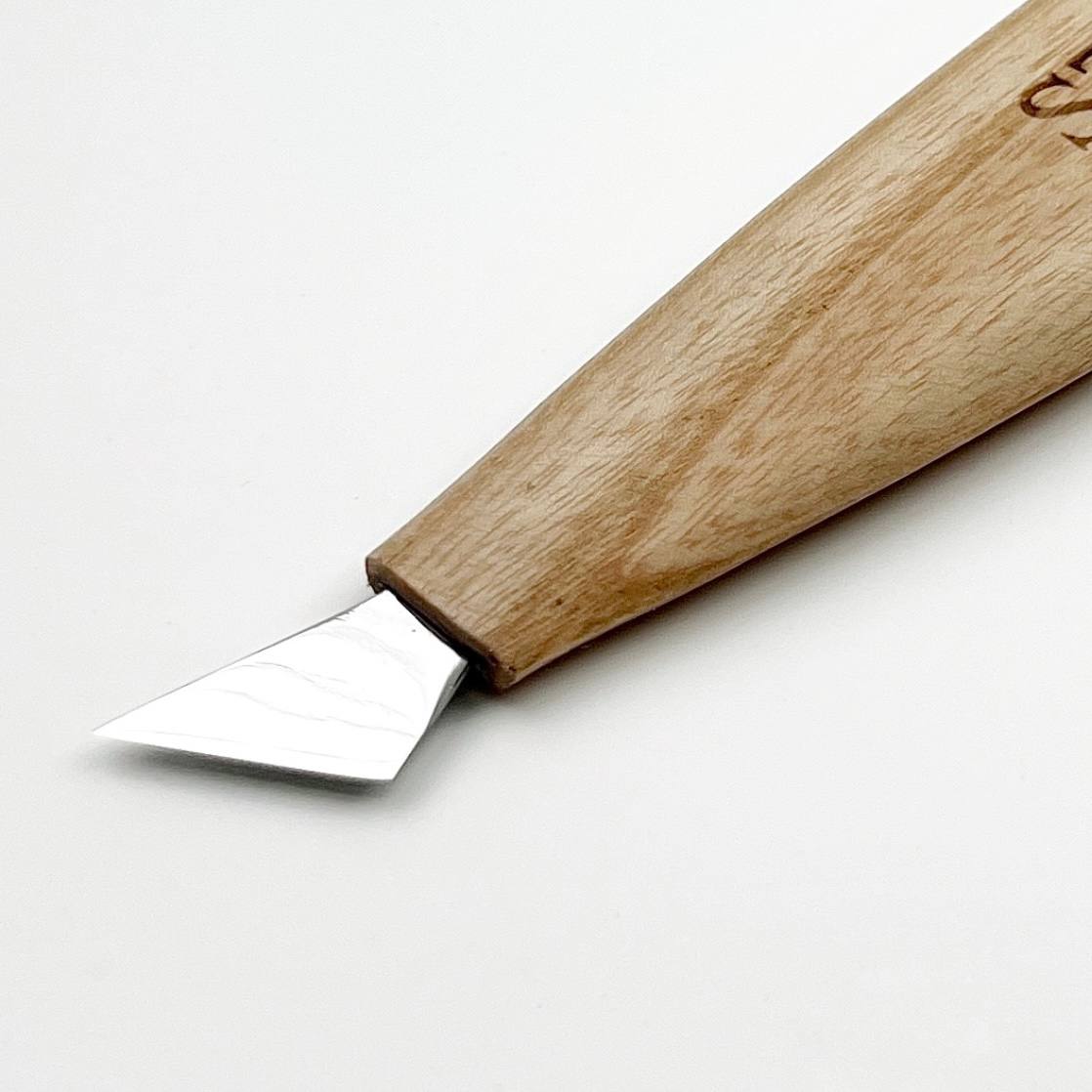 Kerbschnitzmesser 20mm STRYI Profi, Schnitzwerkzeuge, Dreieckmesser, Kerbschnitzwerkzeug