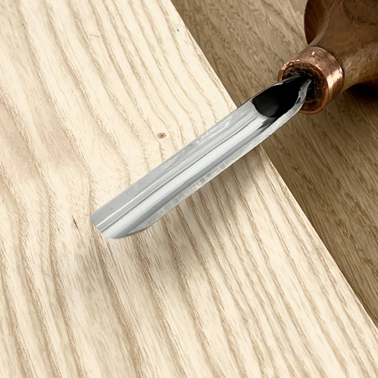 Palm carving tool STRYI Profi sweep #8, Linocutting tool, block cutters, burin graver tool