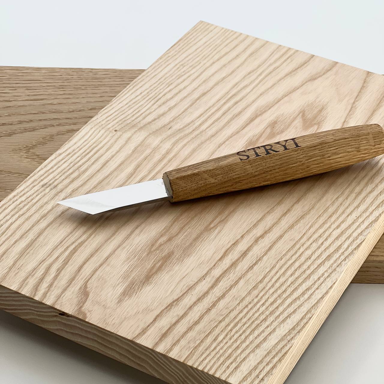 Schnitzmesser STRYI Profi für Relief, Kerbschnitzmesser, Schrägmesser