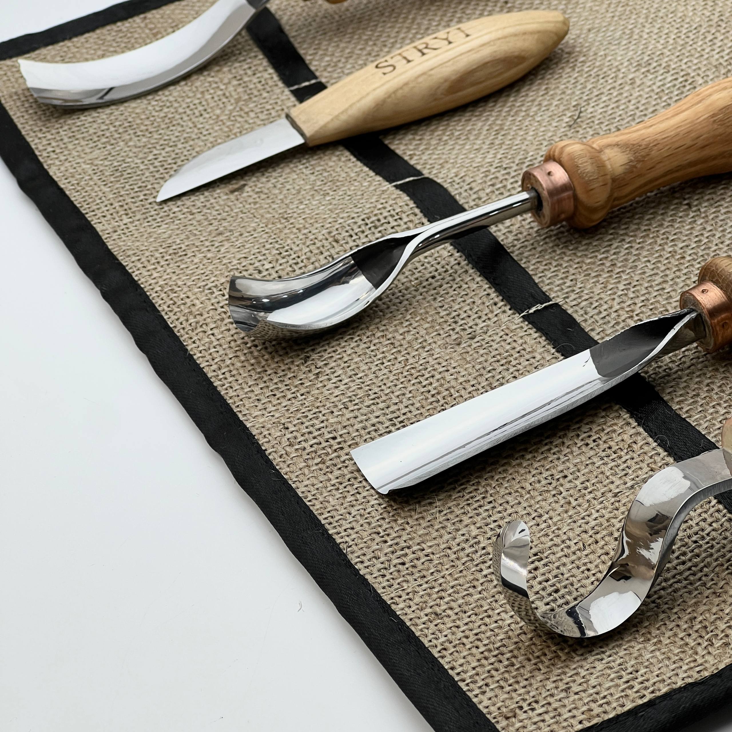 Spoon and kuksa carving kit, Bowl carving set, Stryi carving toolkit