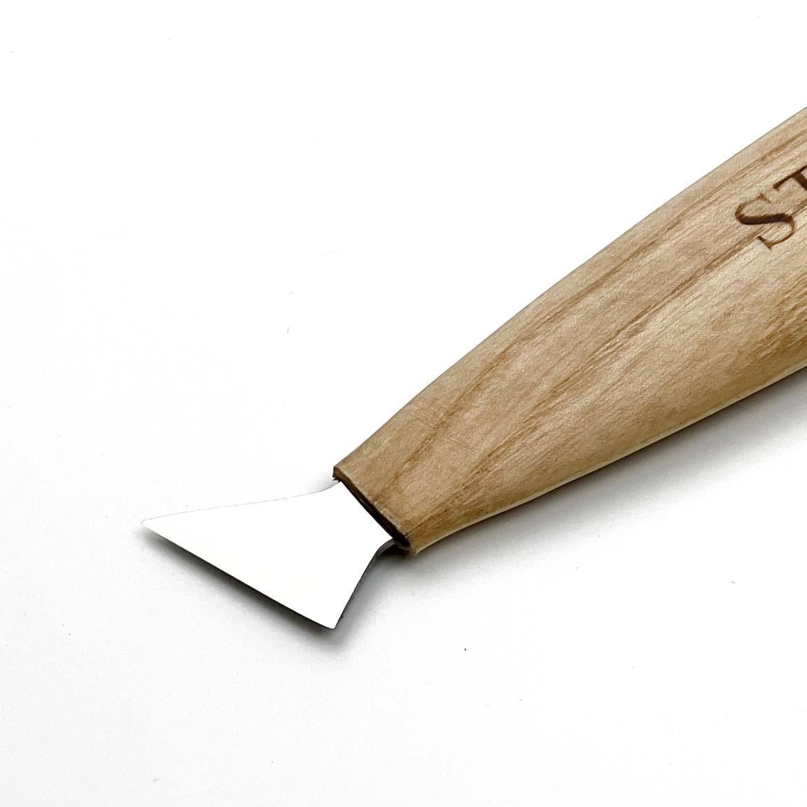 Knife STRYI Profi for woodcarving 30mm, Chip carving knife, Swallowtail knife, Carving knives, triangle knife