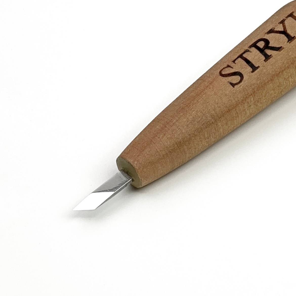 Short skewed knife for detailing STRYI, Scalpel for carving, Carving knife