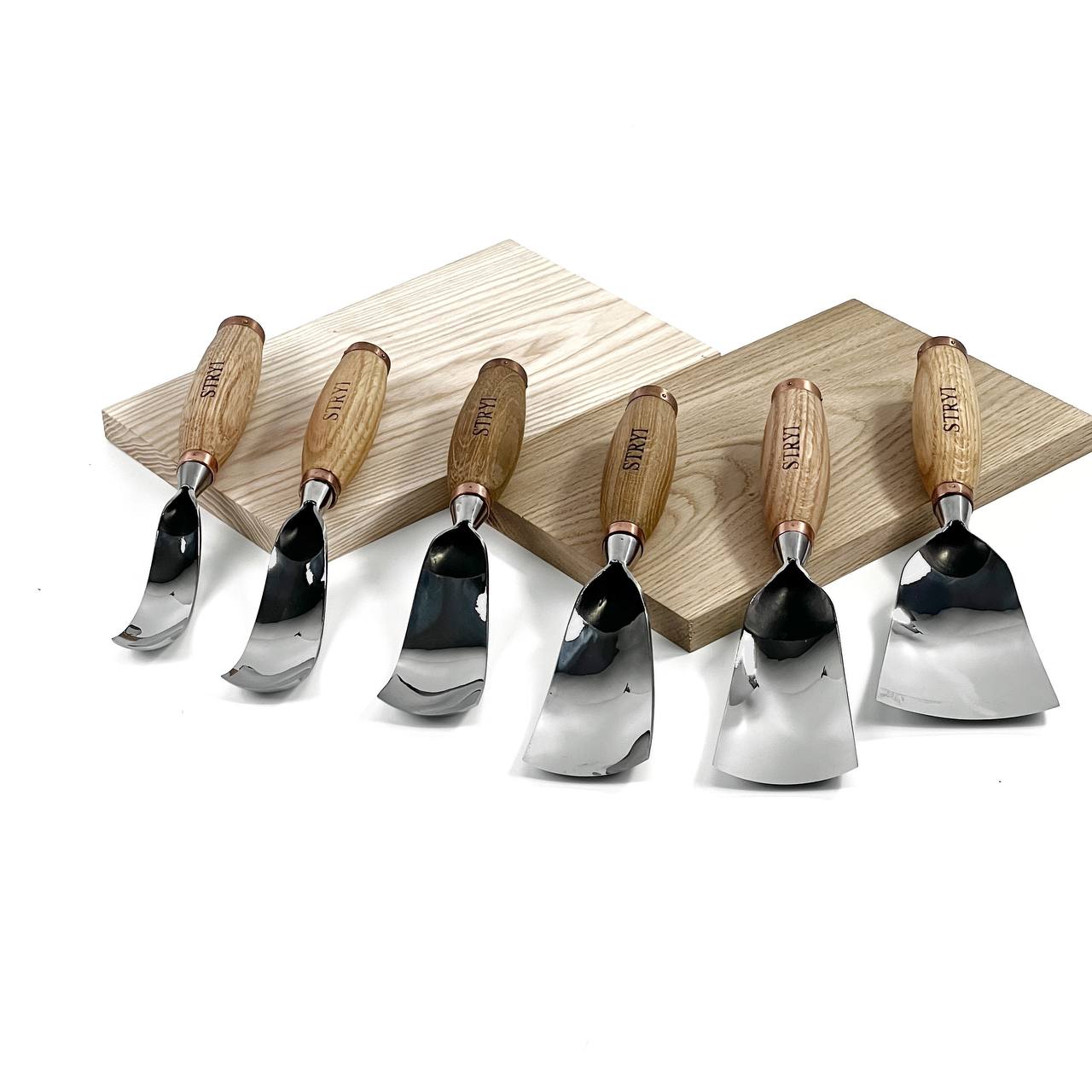 Herramienta curvada para escultura grande, perfil 7, gubias resistentes STRYI Profi