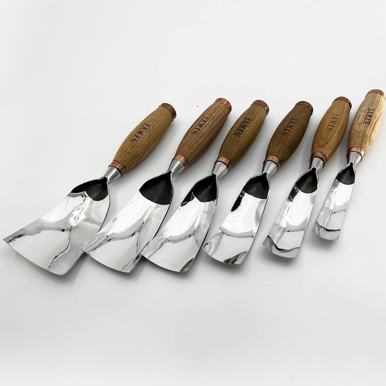 Herramienta curvada para escultura grande, perfil 7, gubias resistentes STRYI Profi