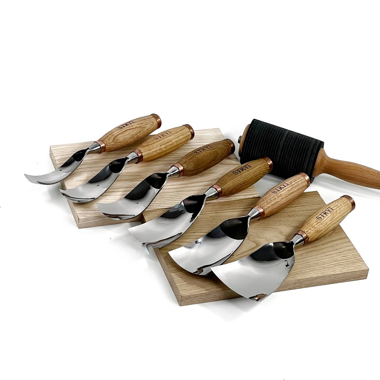 Herramienta curvada para escultura grande, perfil 7, gubias resistentes STRYI Profi