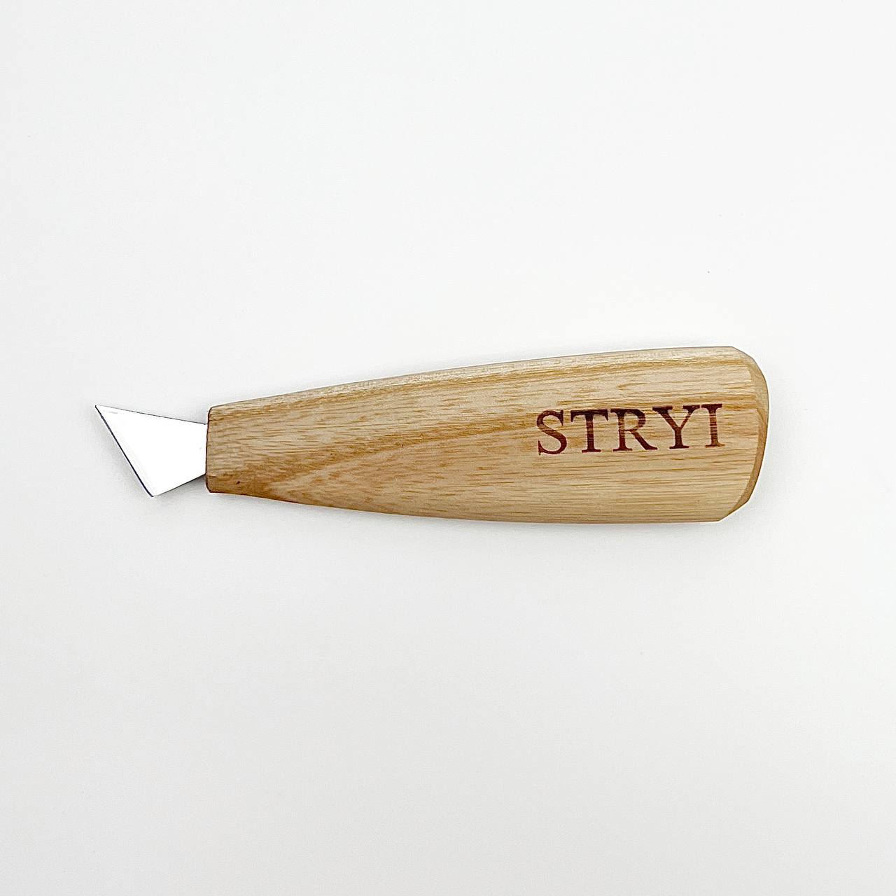 Chip carving knife 20mm STRYI Profi, Carving tools, Triangle knife, Chip carving tool
