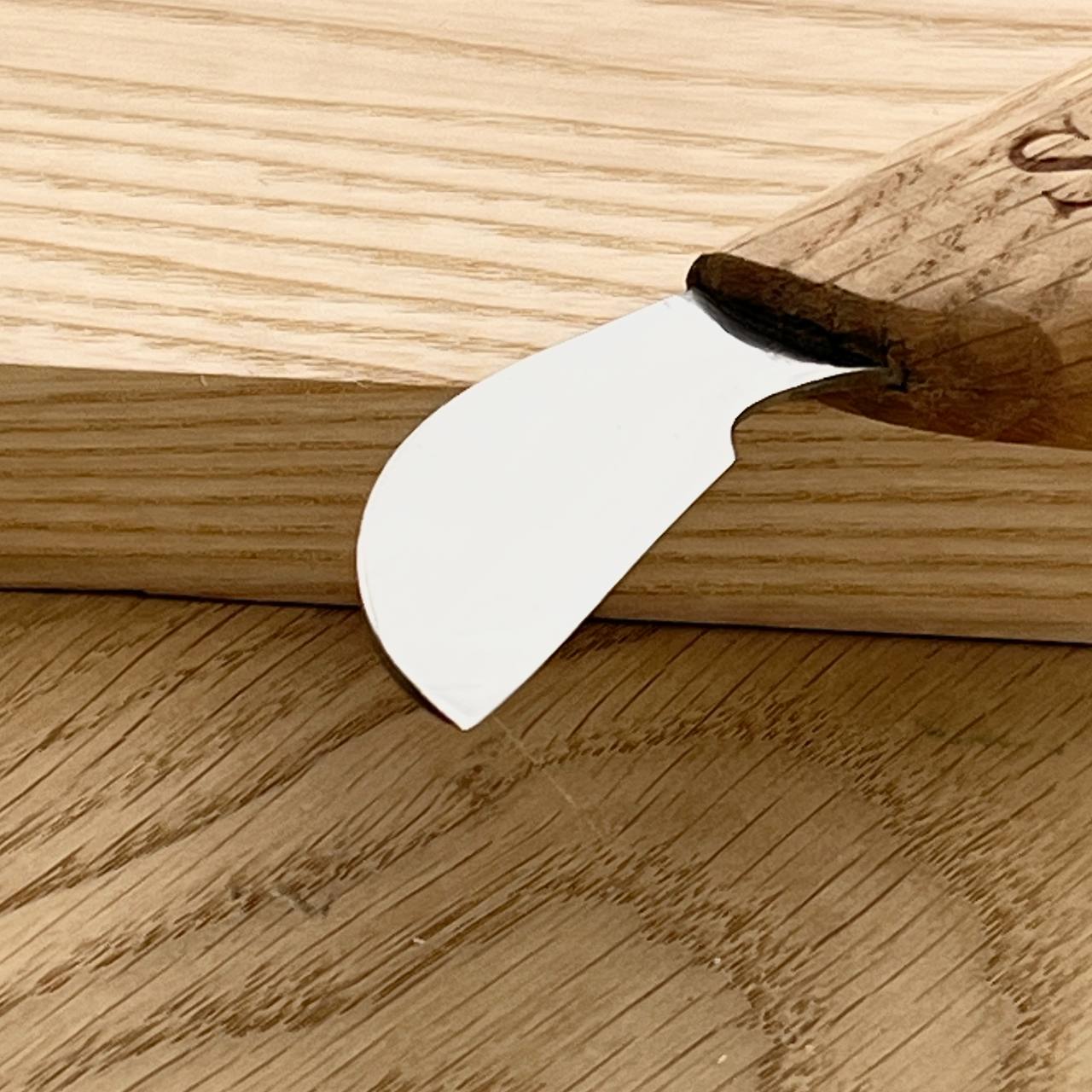 Knife for chip carving  30mm STRYI, Carving knife, Carving tools, Forged knife, Stryiwoodcarving