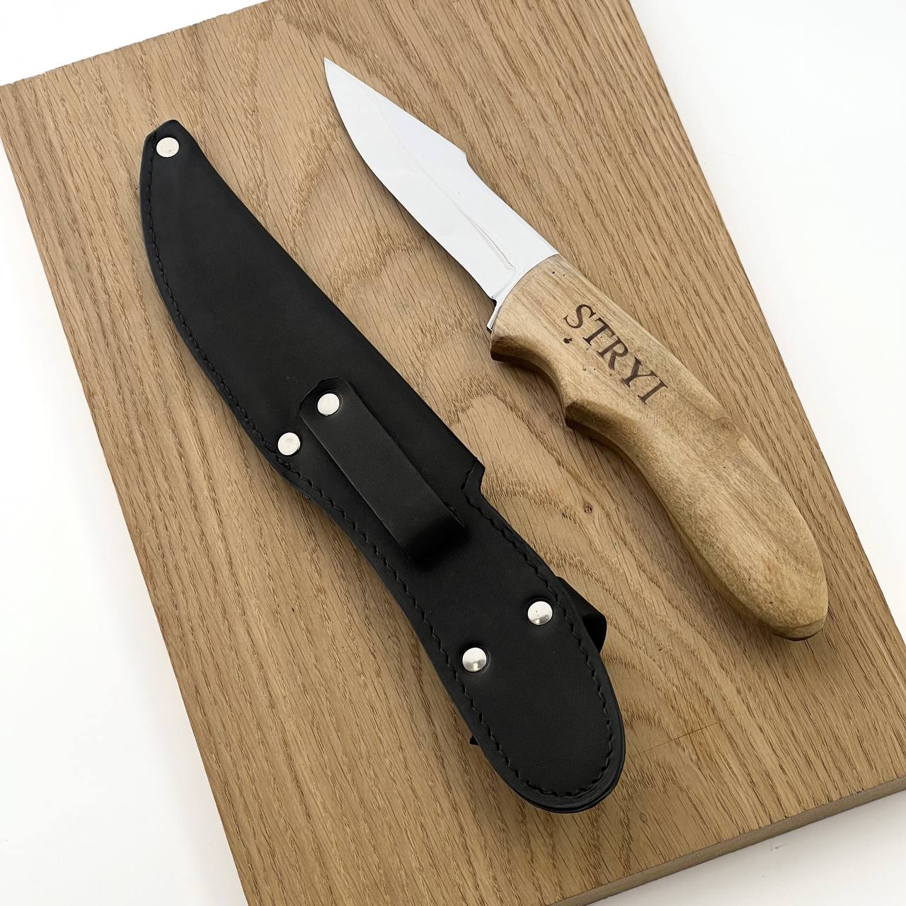 Wood carving knife STRYI Profi, Camping knife, Greenwoodworking knife, Gift for woodworker, Gift for him