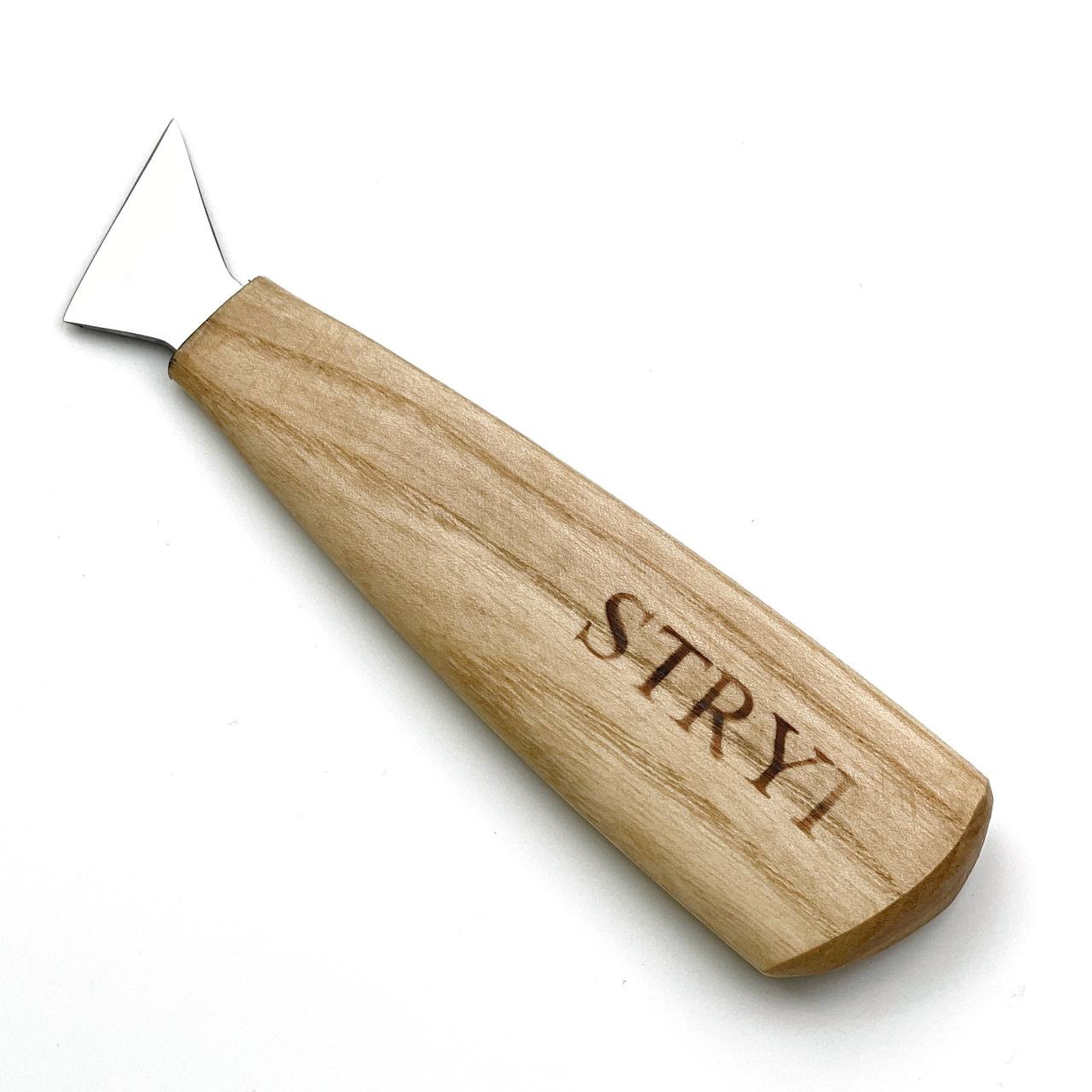 Knife STRYI Profi for woodcarving 30mm, Chip carving knife, Swallowtail knife, Carving knives, triangle knife