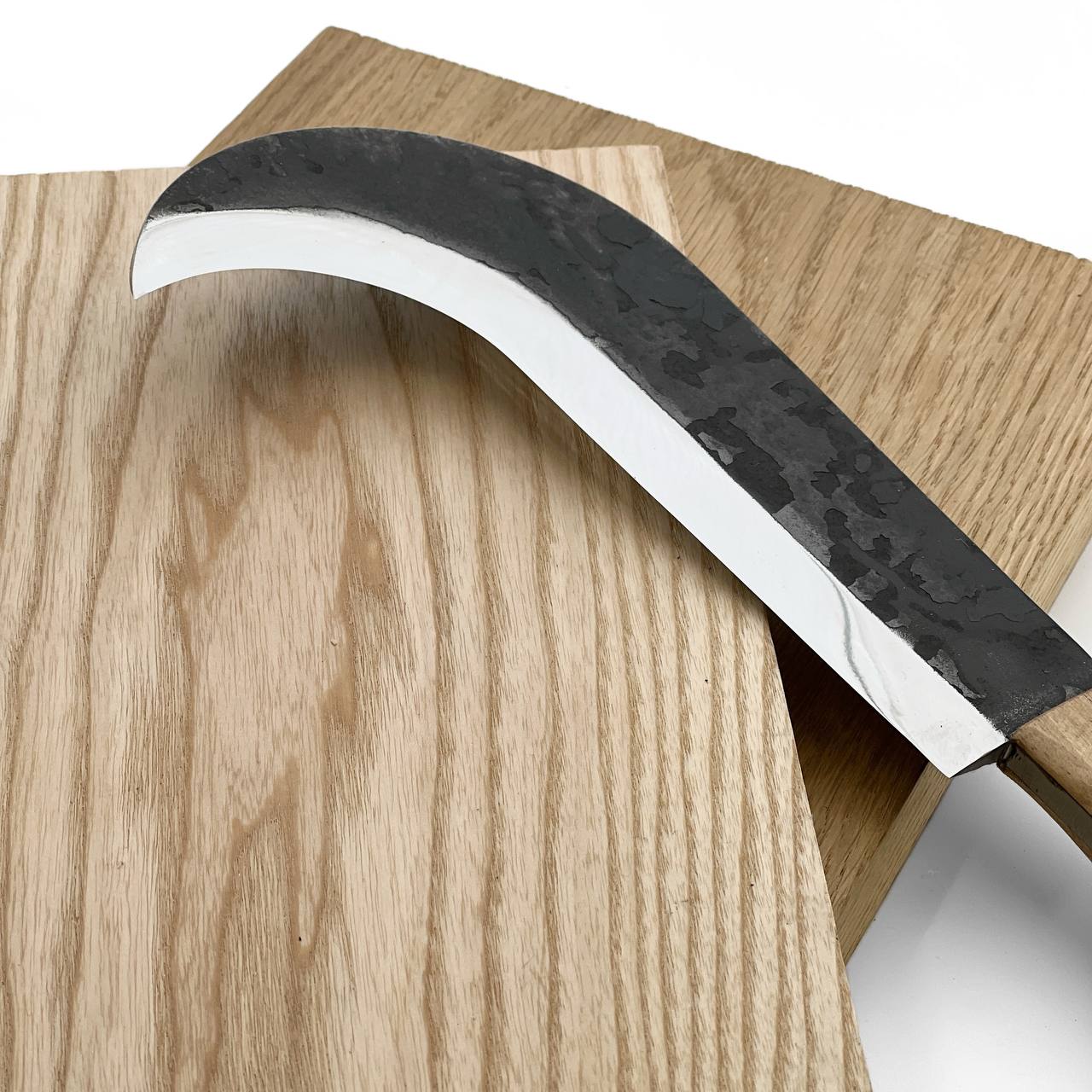 Hand Forget Sickle, Short Blade Machete, Greenwoodworking knife, Husband and Dad Gift, Camping Equipment for Men