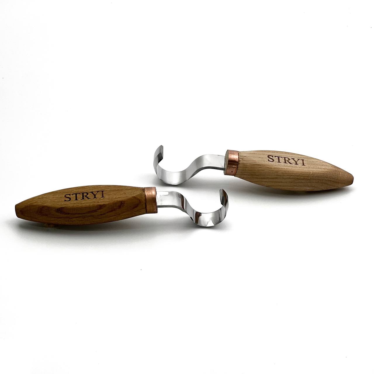 Master the Grain: STRYI Profi 30mm Hook Knife Set (Left & Right)