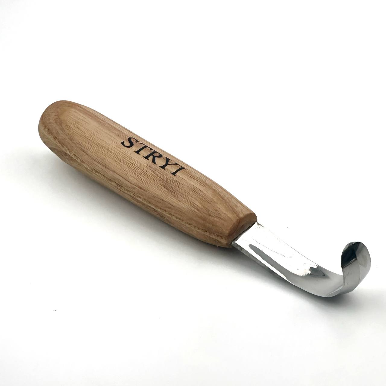 Wood carving hook knife for spoon bowl and kuksa carving STRYI, Spoon making