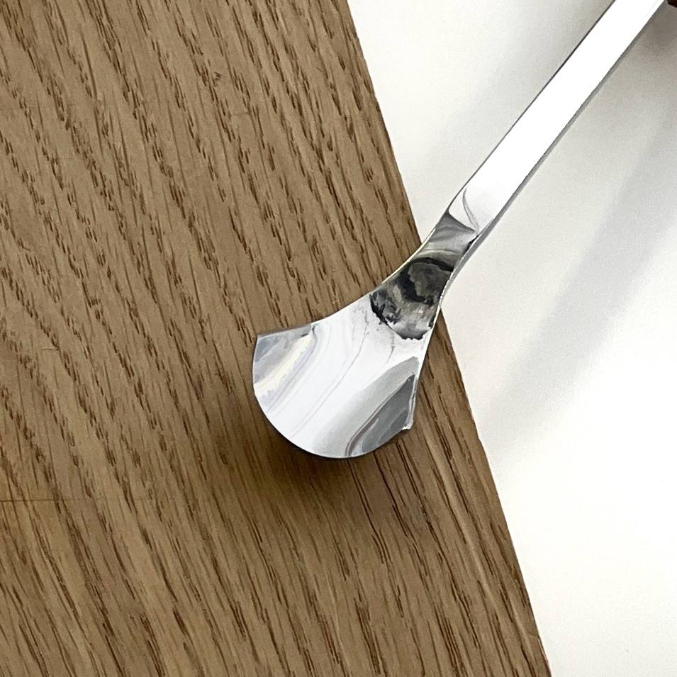 Forged Short Bent Gouge with Beveled Edges