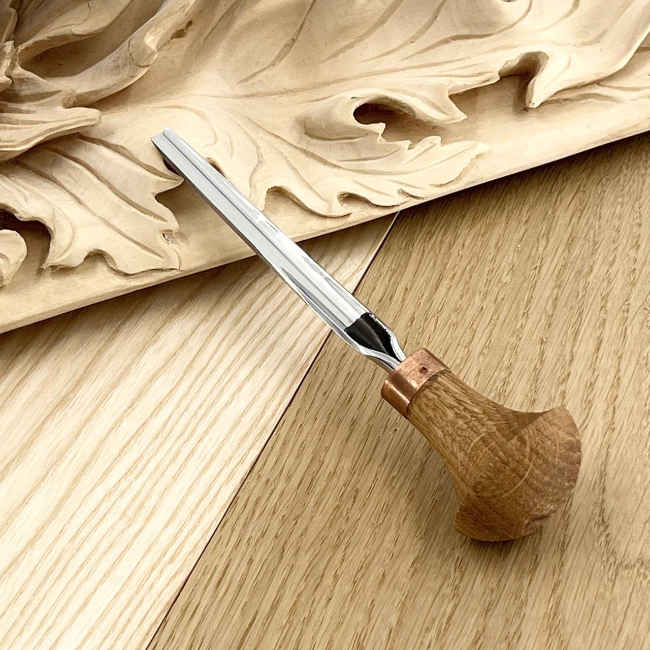 Palm carving tool STRYI Profi sweep #8, Linocutting tool, block cutters, burin graver tool