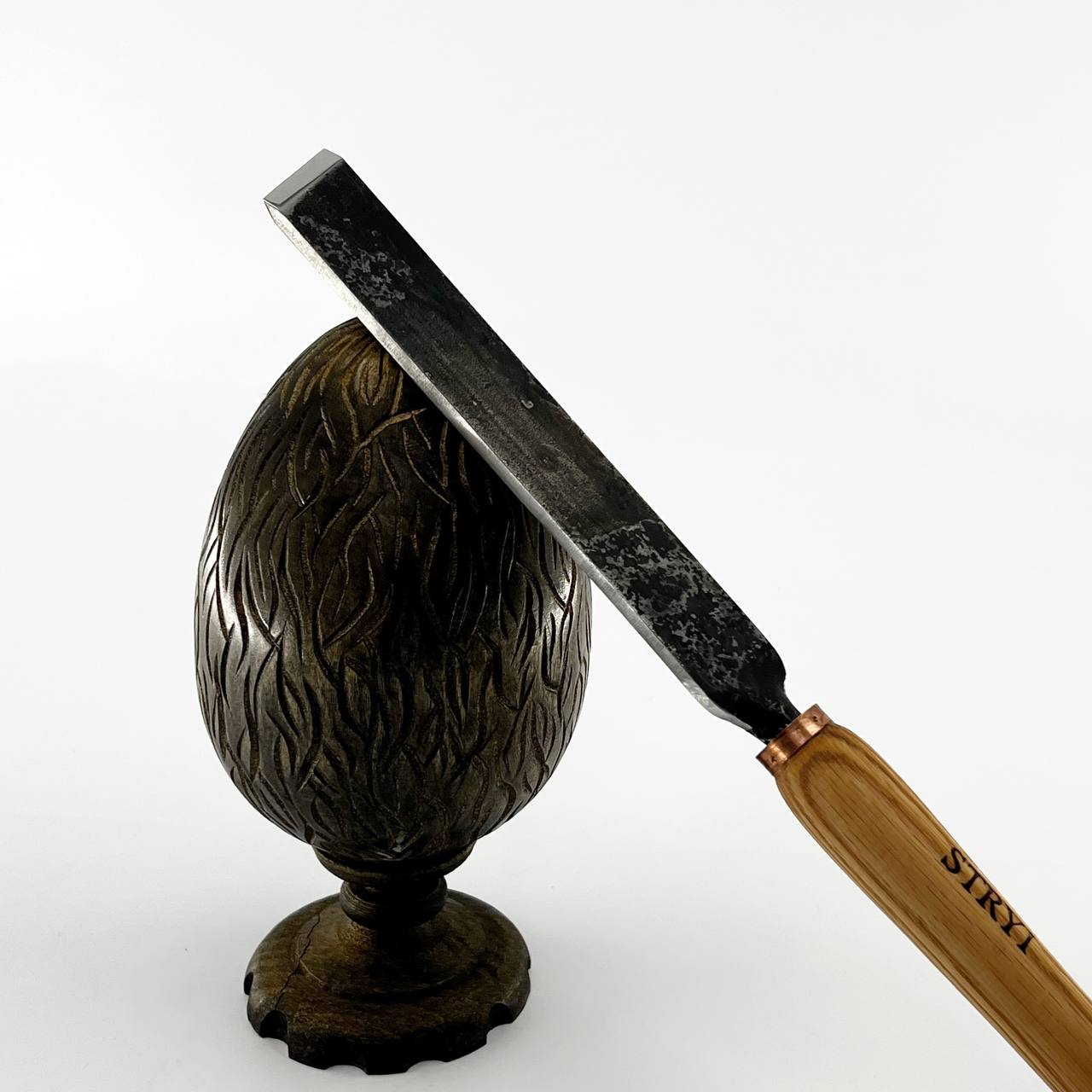 Skew chisel STRYI Standart 70 degrees 30mm, Lathe working tool, Wood turning tool STRYI