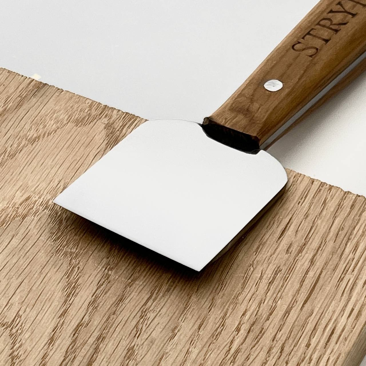 Japanese skiving knife for leather straight-beveled  STRYI Profi