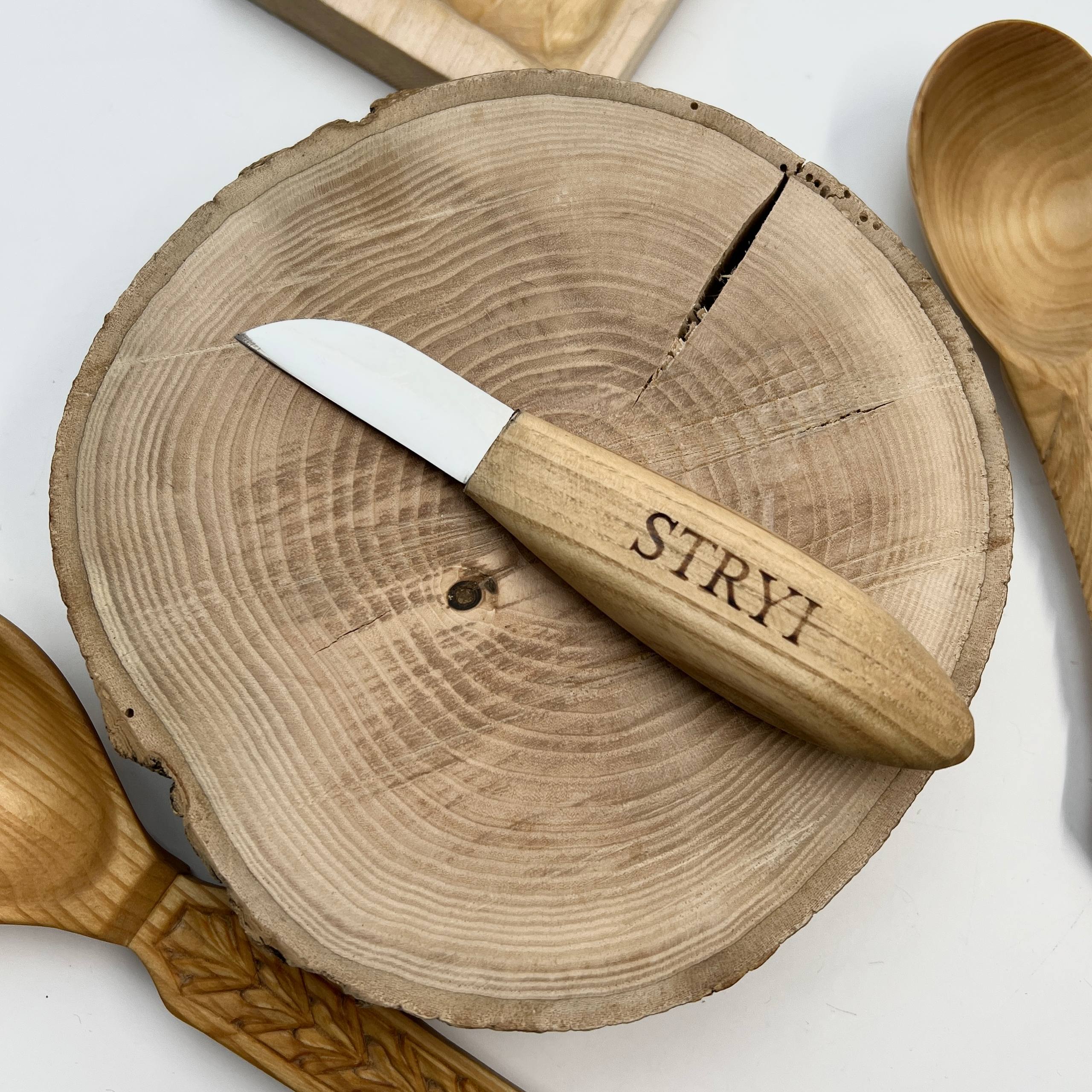 Spoon and kuksa carving kit, Bowl carving set, Stryi carving toolkit