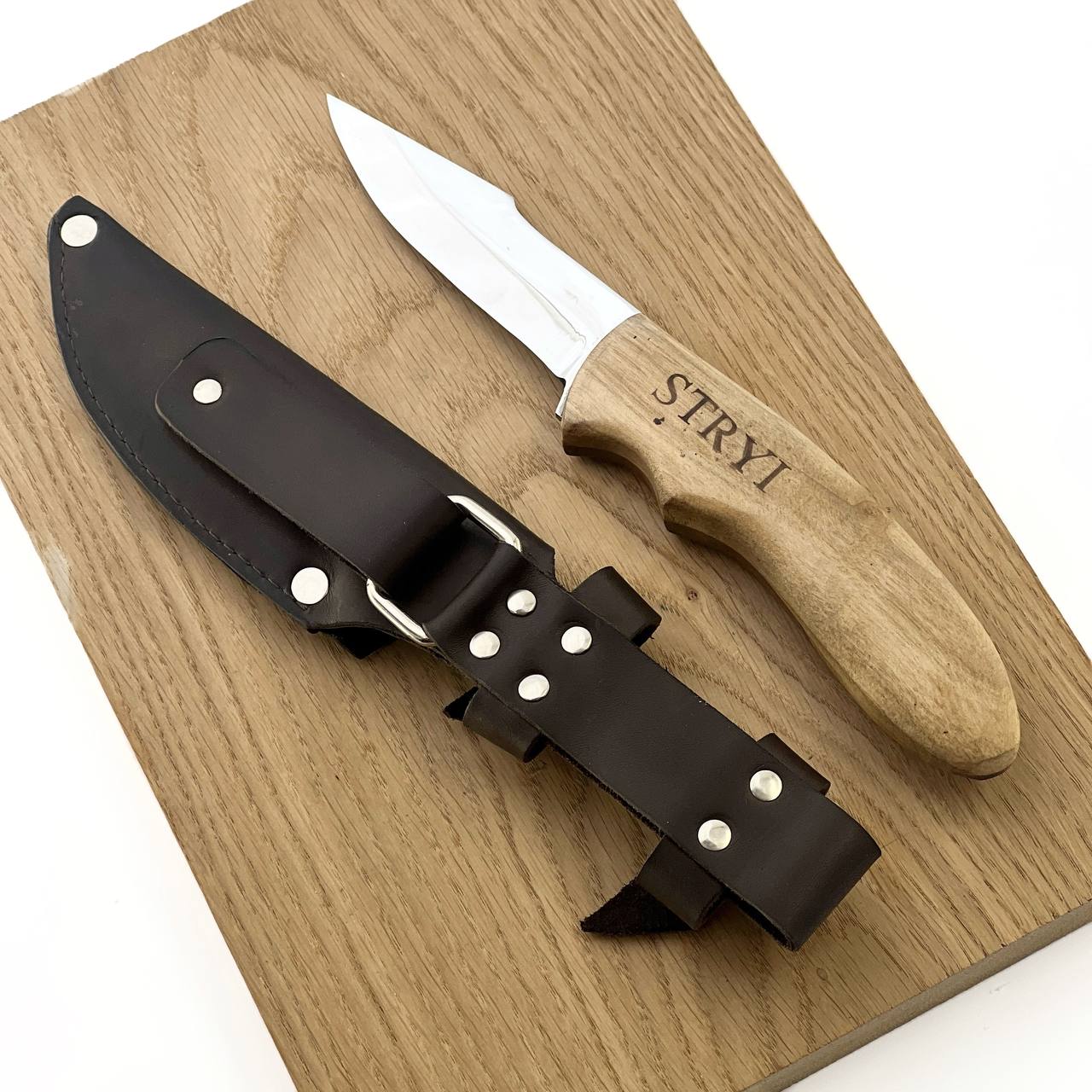 Wood carving knife STRYI Profi, Camping knife, Greenwoodworking knife, Gift for woodworker, Gift for him