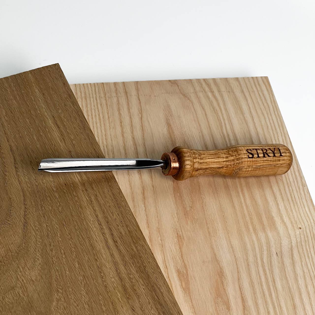 V-parting chisel 45 degrees, Woodcarving V-tool STRYI Profi, Carving tools, V-tools