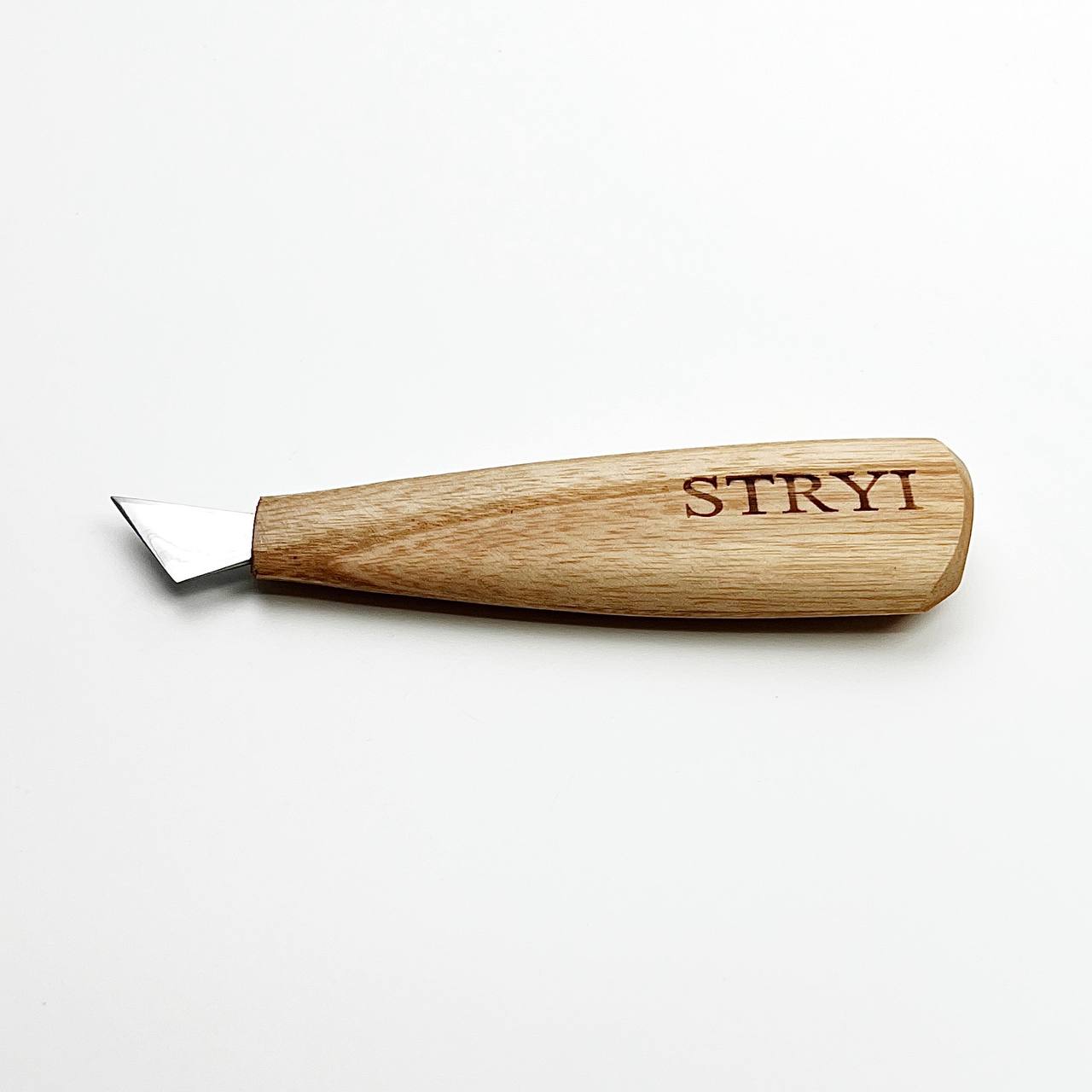 Kerbschnitzmesser 20mm STRYI Profi, Schnitzwerkzeuge, Dreieckmesser, Kerbschnitzwerkzeug