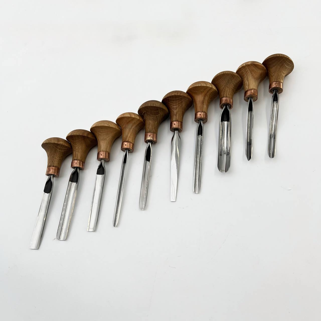 Palm carving tools set of 10 pcs, Gravers and burins STRYI Profi, Gift ready