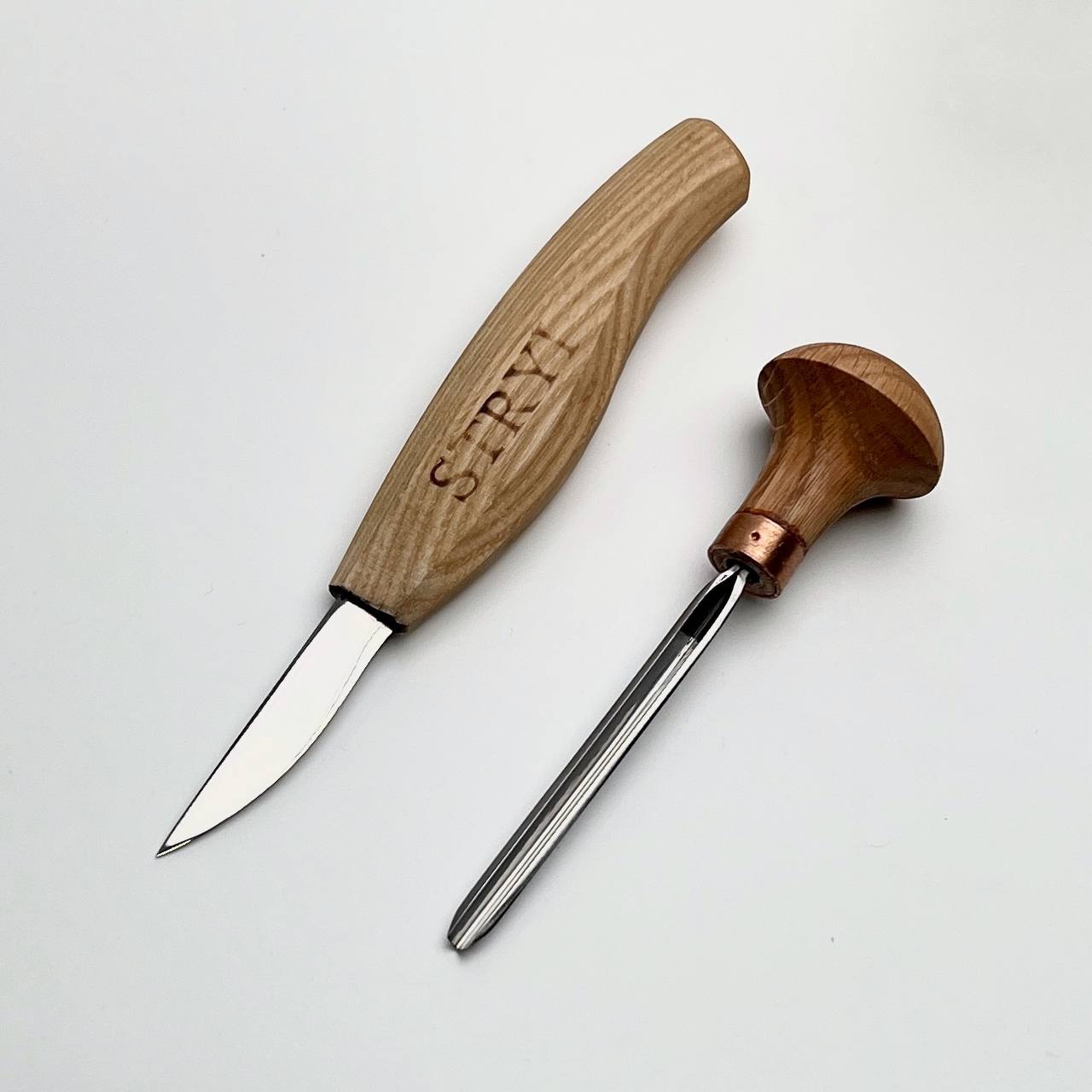 Wood carving set STRYI Start for carving figures, Making toys, Knives set