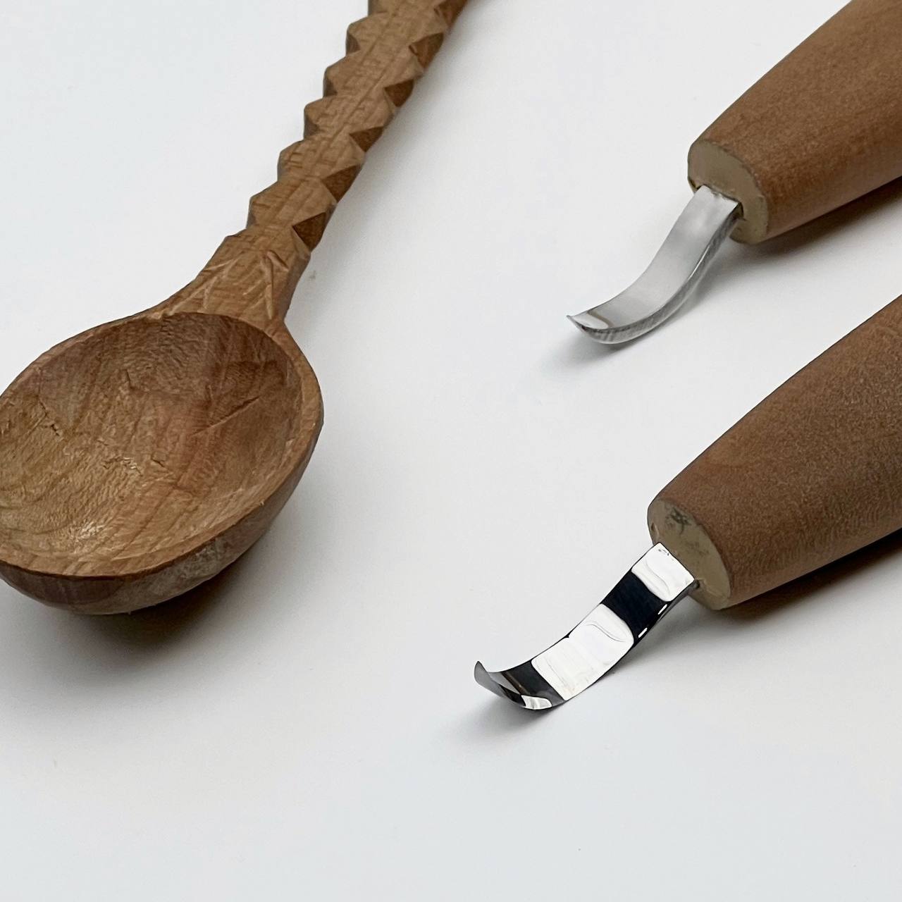 Spoon Carving tools set 2pcs,  STRYI Profi, Spoon making
