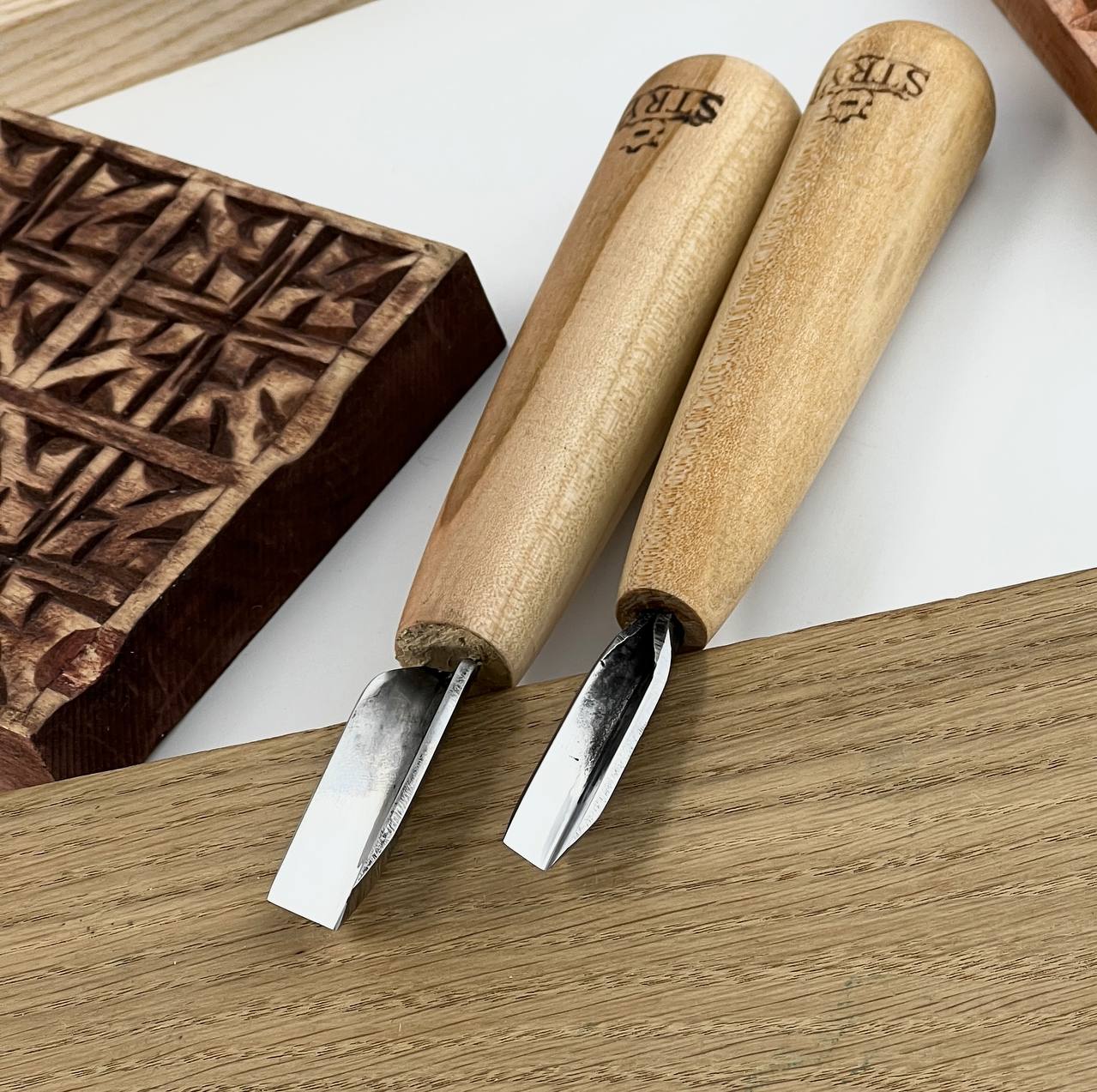 Geißel kurz gerade STRYI-AY Profi für Kerbschnitt, Geißel, Geißwerkzeuge