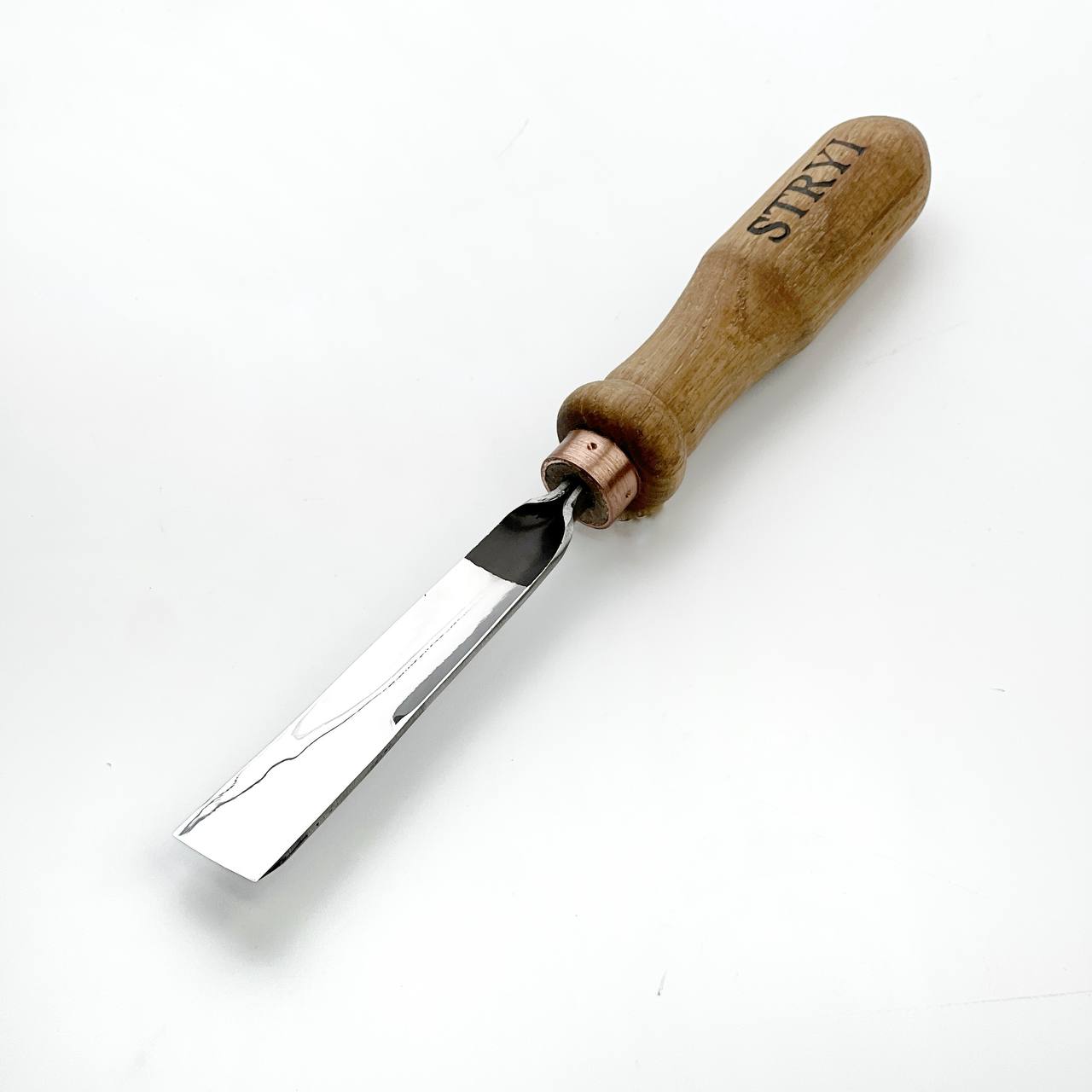 Gouge #3 sweep, Straight chisel STRYI Profi, Stryi carving tools, Gouges, Forged tools