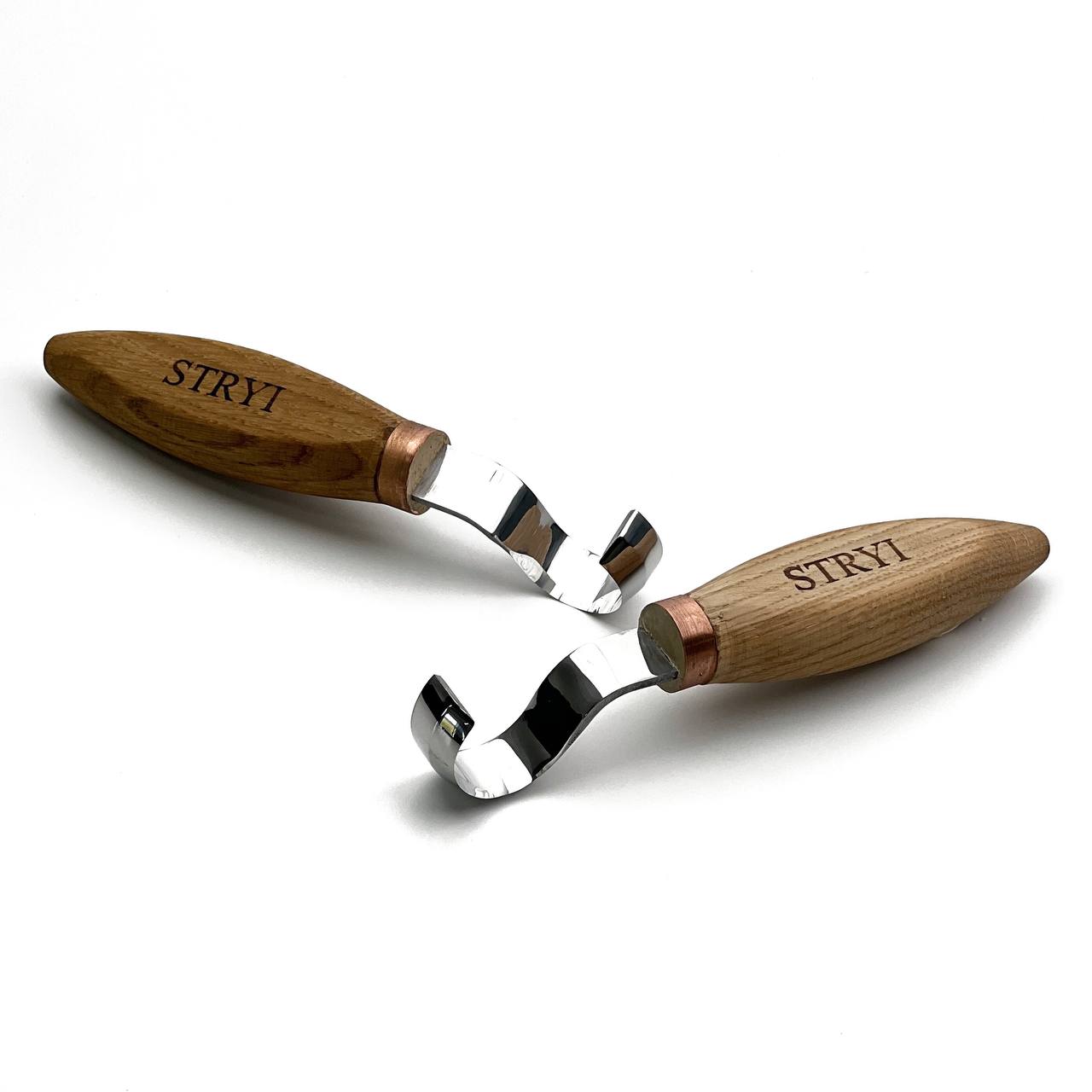 Master the Grain: STRYI Profi 30mm Hook Knife Set (Left & Right)