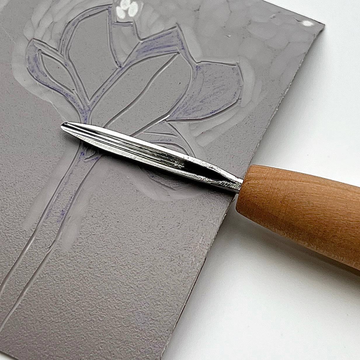 Linocut kit, Hobby gift idea, Linocutting tools, Craft tools for printing