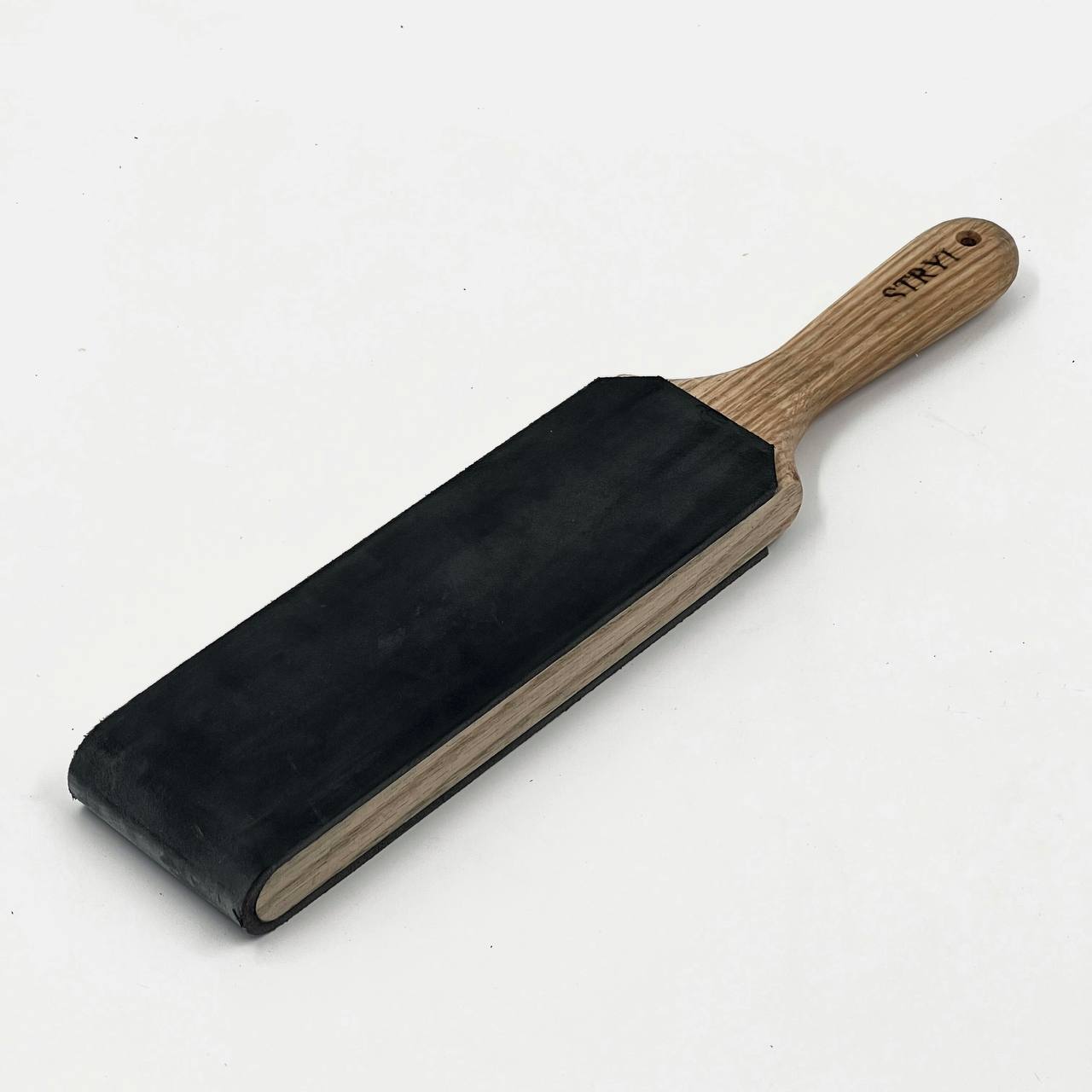 Lederriemen doppelseitig, zum Schärfen, Polieren, Finishen von Messern, Flachmeißeln