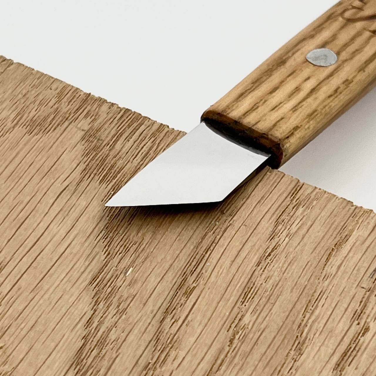 Leather Cutting Knife STRYI Profi with dual blade, Double-blade tool, Skewed knife for leather processing, Leather craft knife