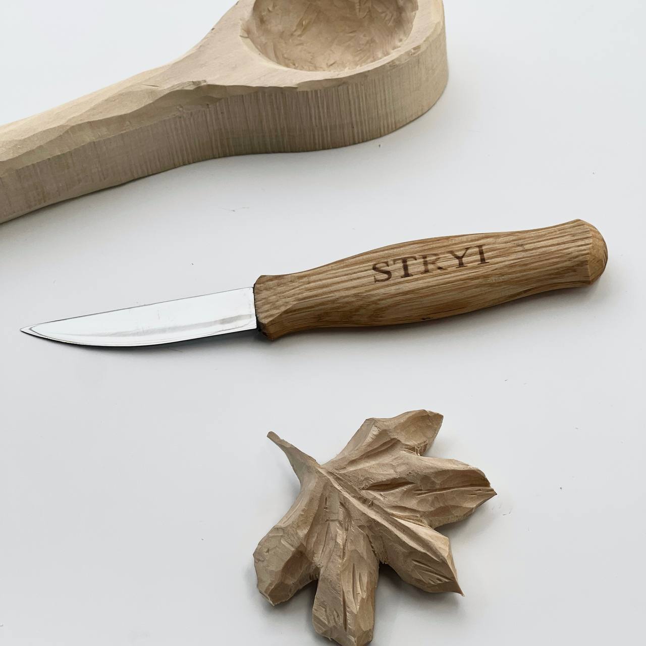 Sloyd knife STRYI Profi for wood carving 80mm, Carving tools, Carving knife, Gift for friend