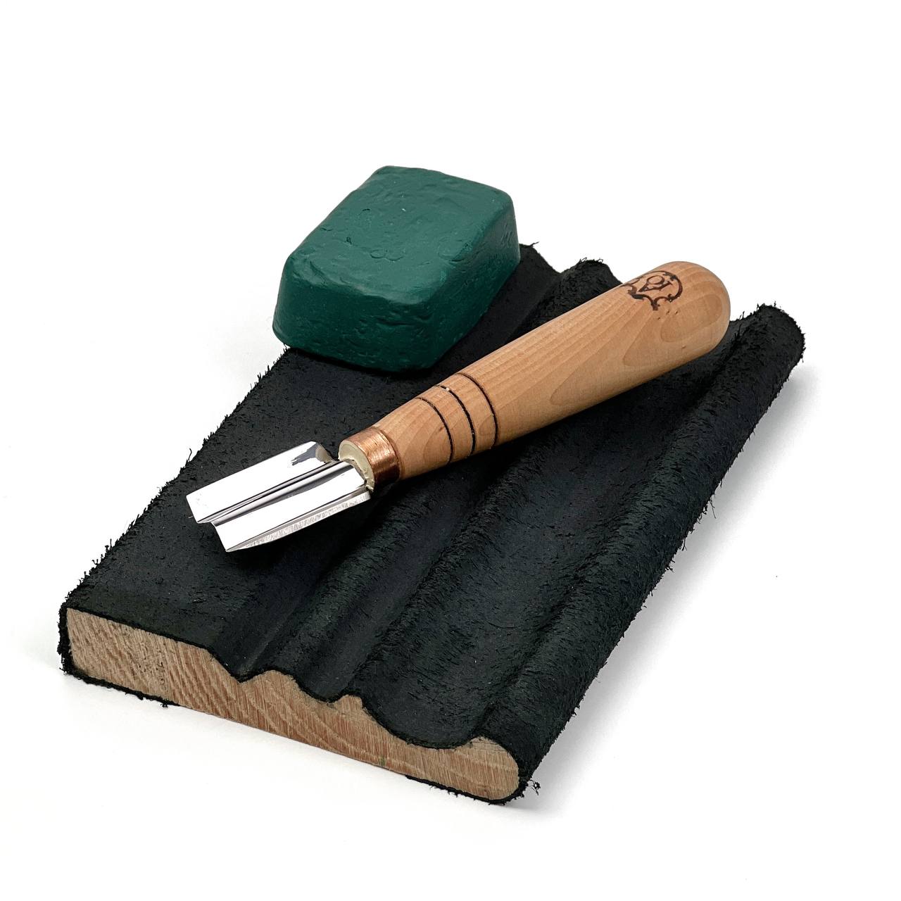 90° W-Shaped Double V-parting Chisel for 3D Chip Carving