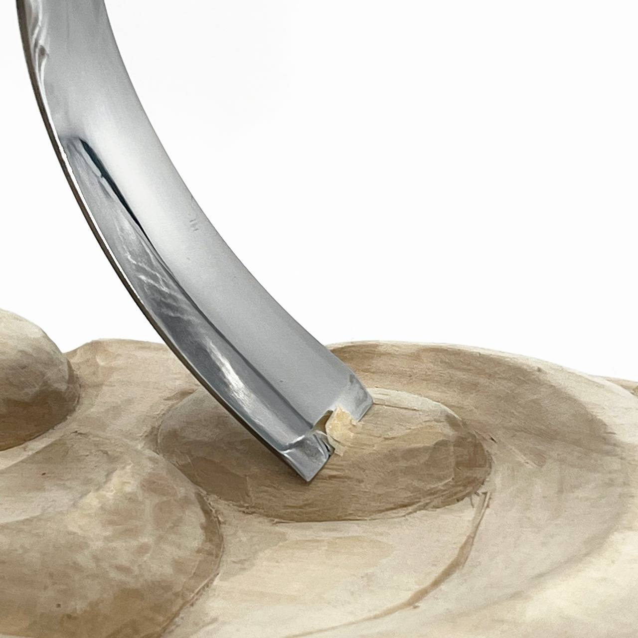 Revers bent gouge STRYI Profi, Carving grapes, Relief carving tools, Back bent gouges