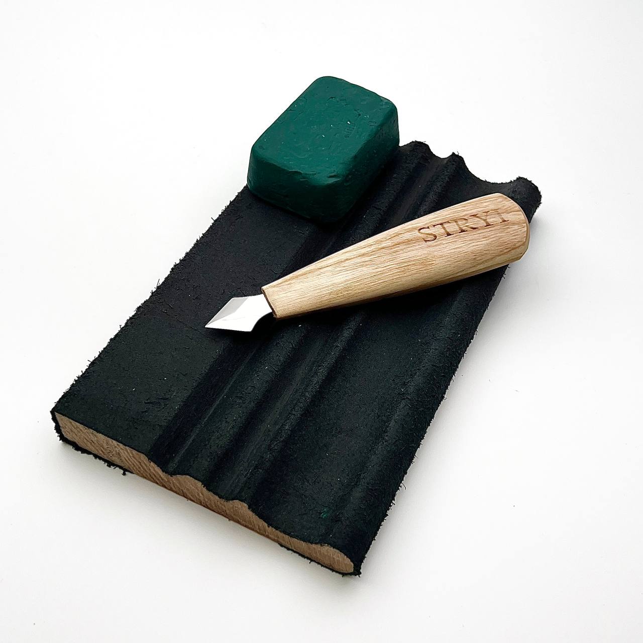 Wood carving knife STRYI Profi, Arrow-shaped, Marking knife, Carpentry knife, Gift for father