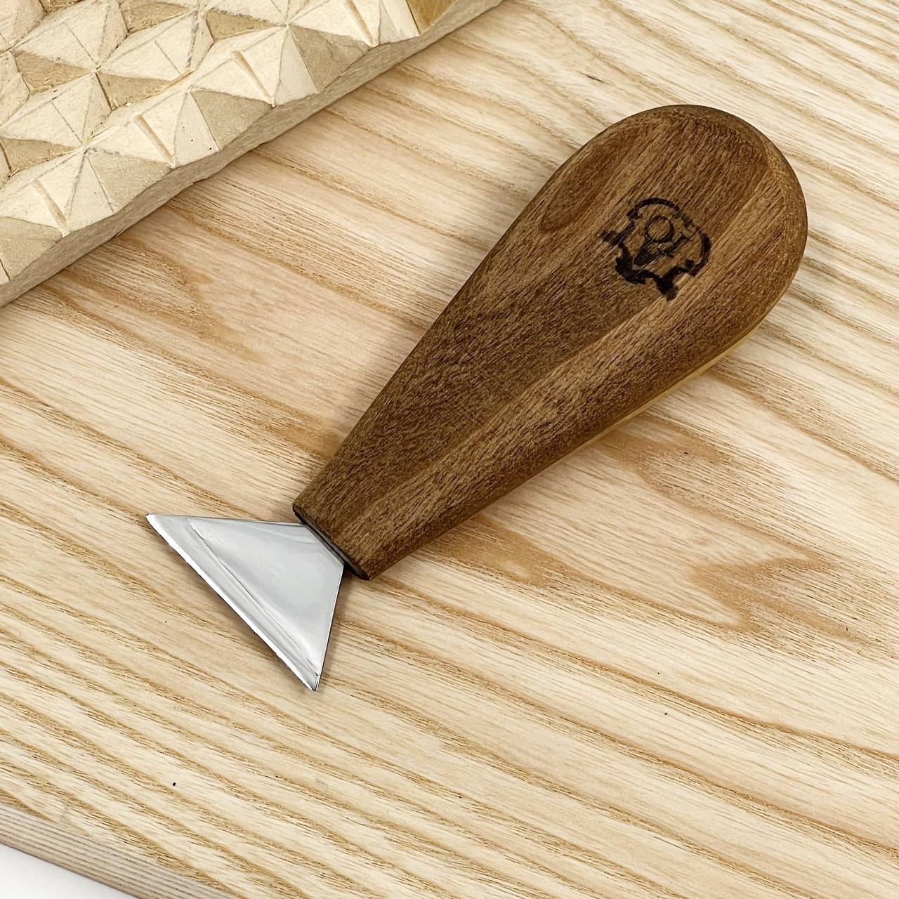 Chip carving knife 35mm, Swallowtail knife, Short tools STRYI-AY Profi